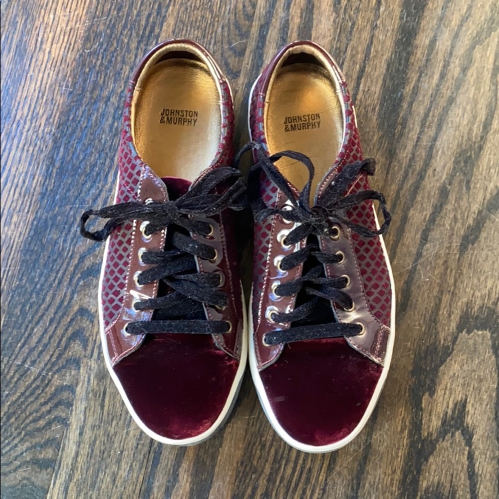 Johnston And Murphy Velvet Sneakers Gem